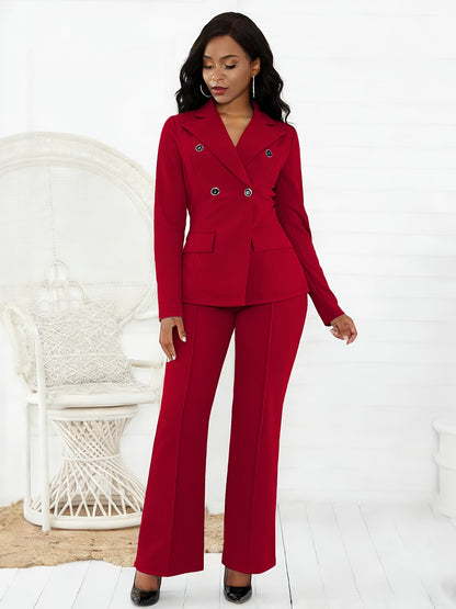 DAYSNew Elite Double-Breasted Suit Co-Ord Set