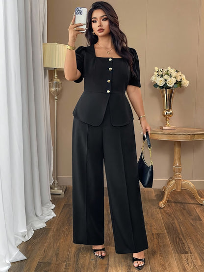 DAYSPlus Elegant Curve Workwear Co-Ord Set
