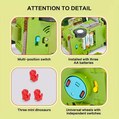 DAYSToy Triceratops Dinosaur Toy – Battery-Free Moving Action 🦖