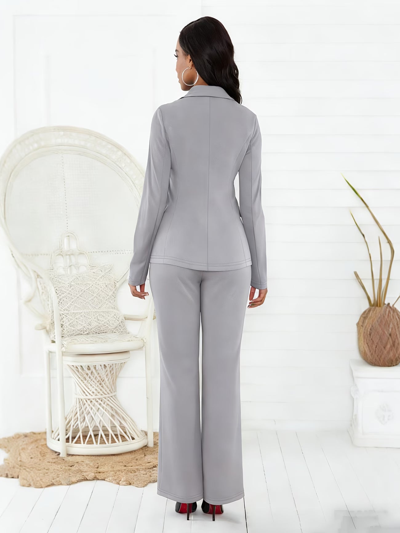 DAYSNew Elite Double-Breasted Suit Co-Ord Set