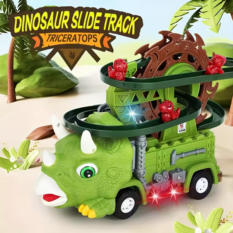 DAYSToy Triceratops Dinosaur Toy – Battery-Free Moving Action 🦖