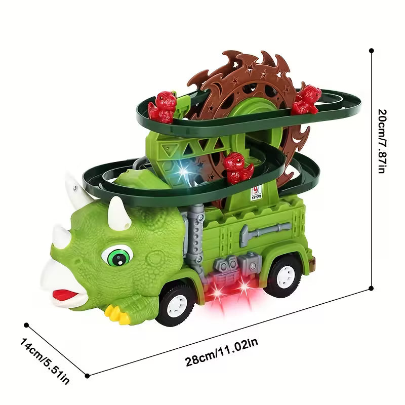 DAYSToy Triceratops Dinosaur Toy – Battery-Free Moving Action 🦖