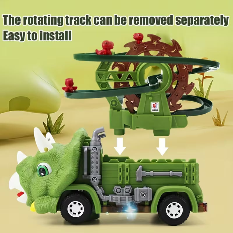 DAYSToy Triceratops Dinosaur Toy – Battery-Free Moving Action 🦖