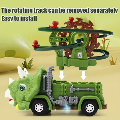 DAYSToy Triceratops Dinosaur Toy – Battery-Free Moving Action 🦖