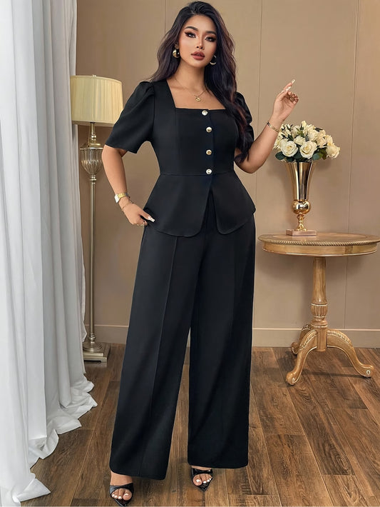 DAYSPlus Elegant Curve Workwear Co-Ord Set