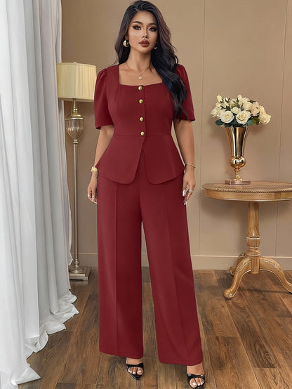 DAYSPlus Elegant Curve Workwear Co-Ord Set